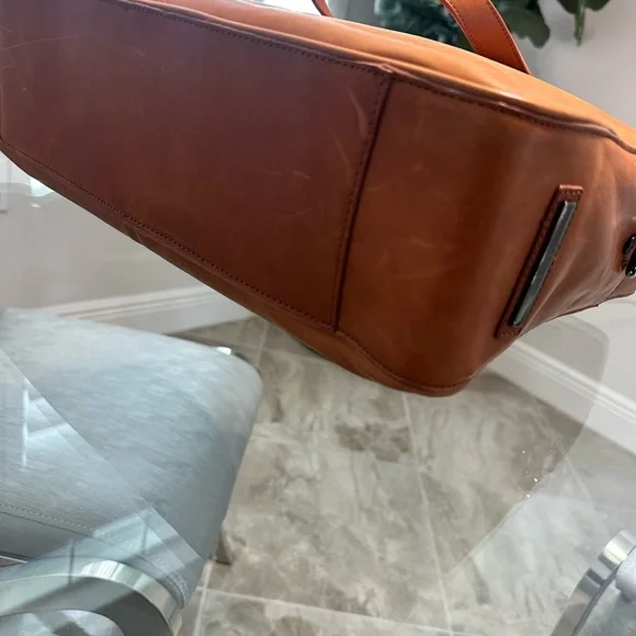 Brahmin Unisex Genuine Leather Briefcase NWOT